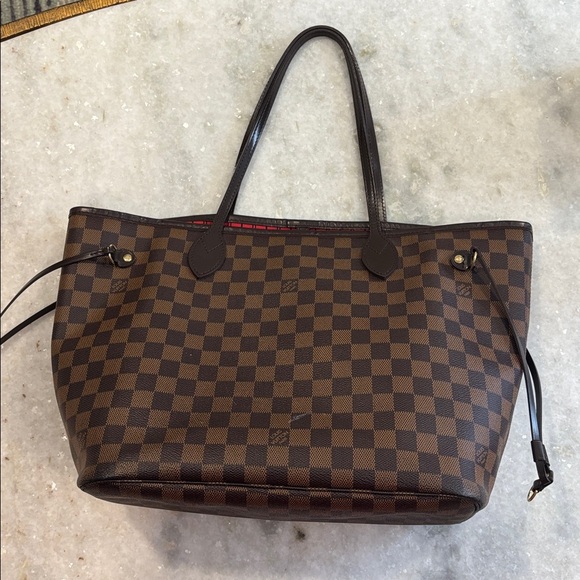 Louis Vuitton Damier Ebene Neverfull MM Tote - Picture 12 of 16